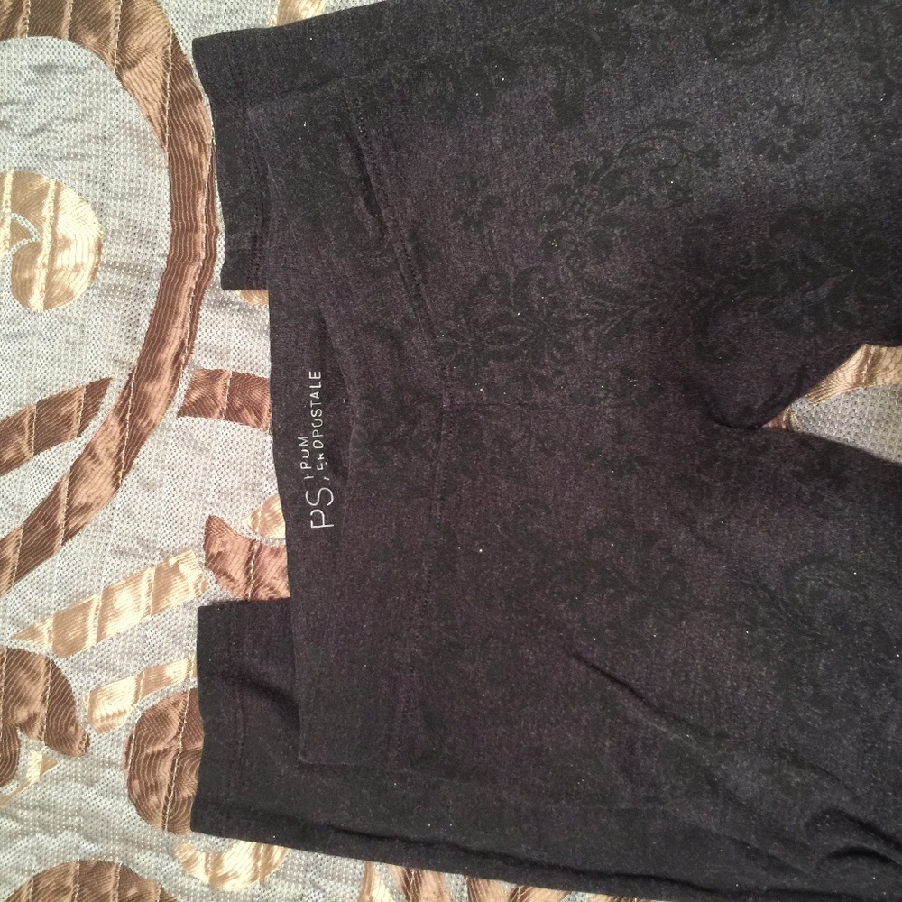 size 7 girls leggings lot of 2